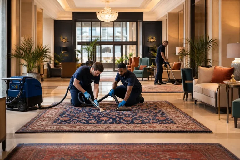 Boutique Hotel Lobby Rug Cleaning