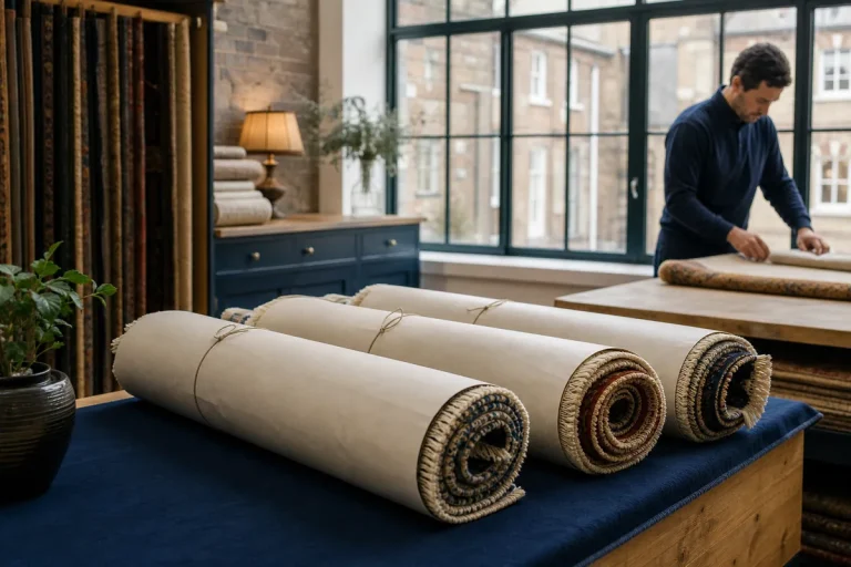 Clean Rug Wrapped For Return