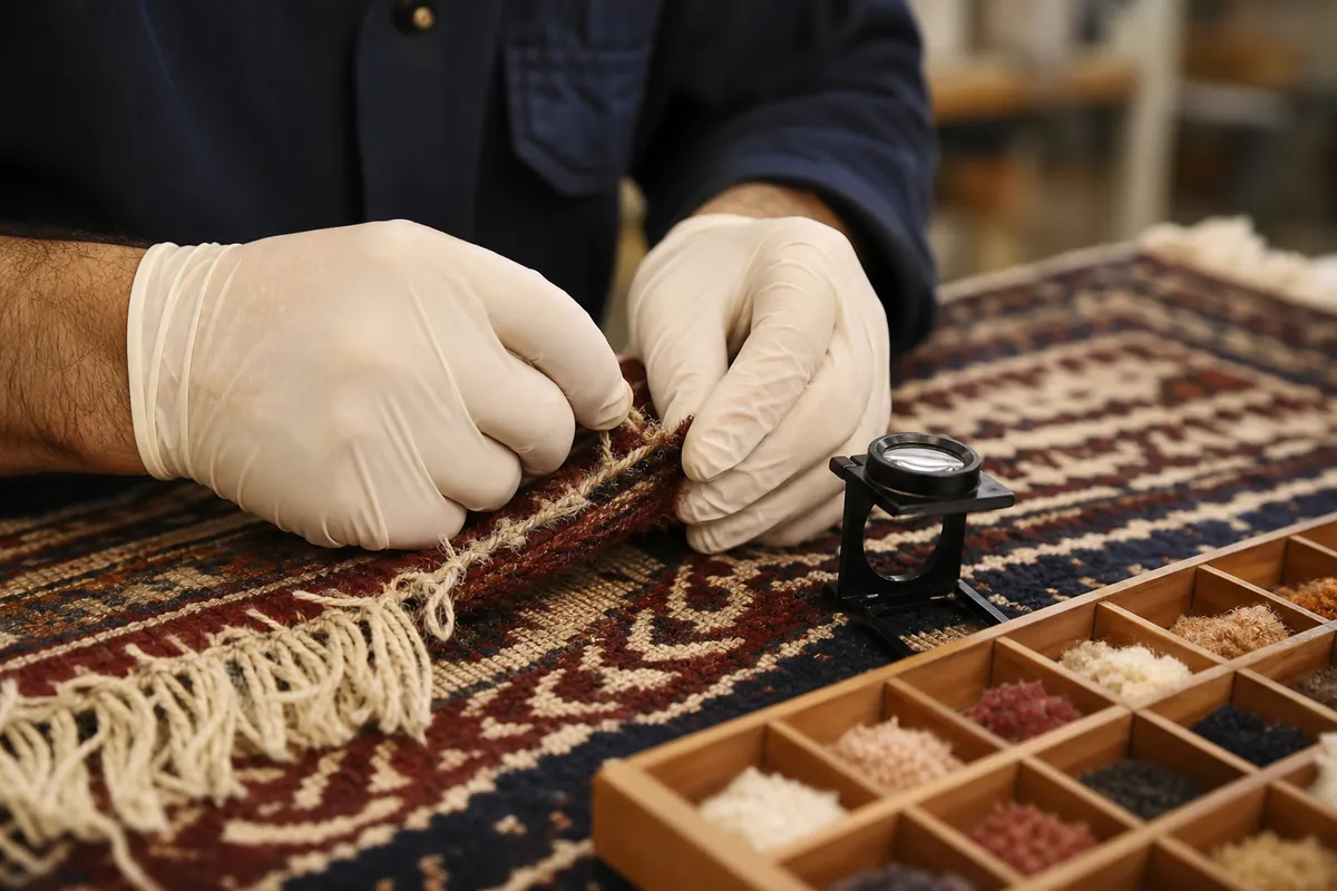 Oriental Rug Cleaning equipment prepared for a Earls Court booking